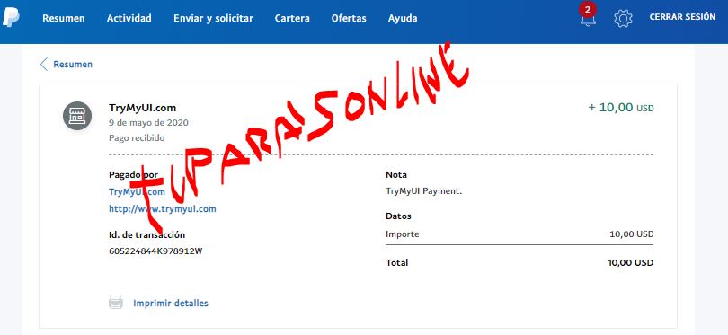 trymyui prueba de pago - ‎🚀 TryMyUi