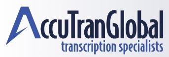 accutranspecialist logo - ‎🚀 10. Transcribir online, listado con las 24 mejores páginas.