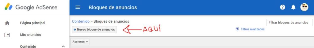 adsense1 1024x157 - ‎🚀 12. Espacios publicitarios en el blog con Google Adsense