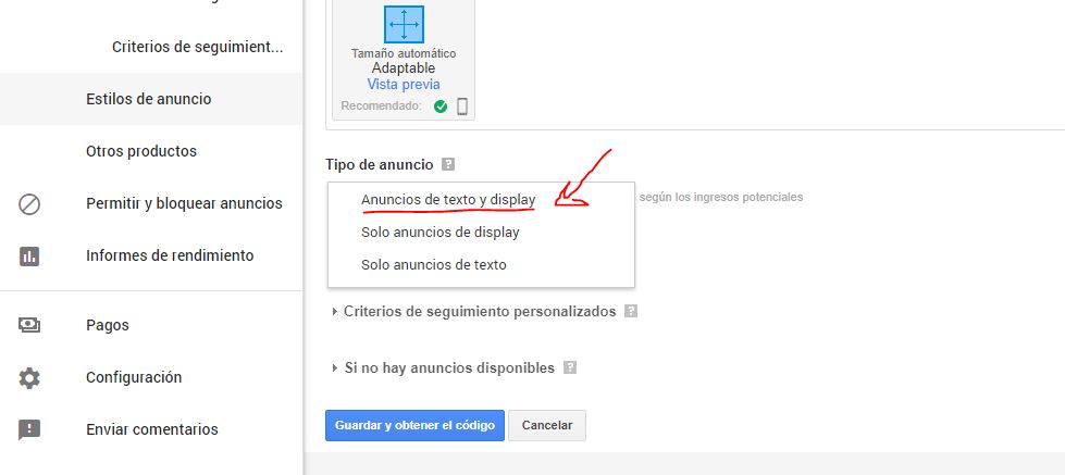 adsense5 - ‎🚀 12. Espacios publicitarios en el blog con Google Adsense