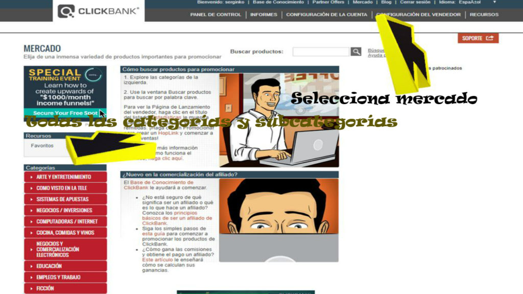 clickbank14 1024x576 - ‎🚀 28. Sistema de afiliación Clickbank