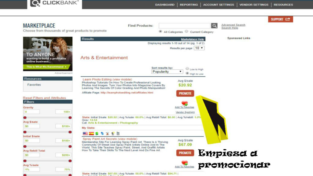 clickbank15 1024x576 - ‎🚀 28. Sistema de afiliación Clickbank