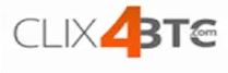 clix4btc logo - ‎🚀 8. Paginas PTC, visitas a paginas web