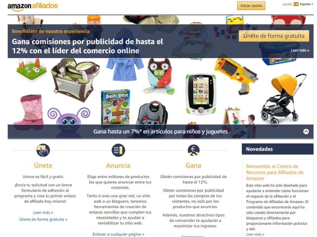 amazon afiliados1 1024x765 - ‎🚀Como ser un blogger de éxito 2