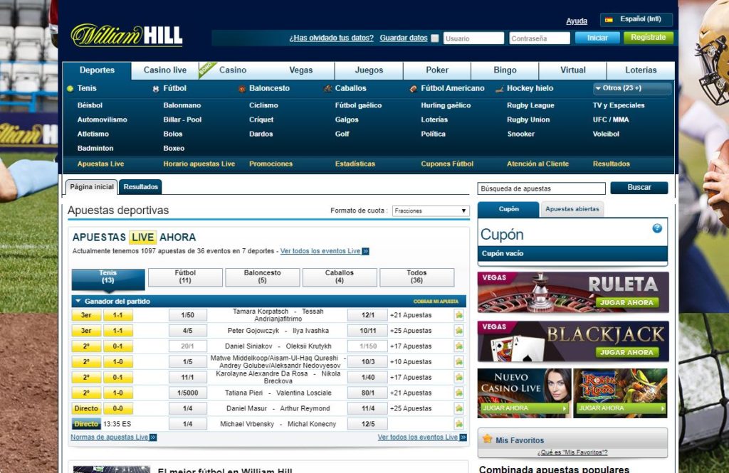 williamhill 1024x665 - 🏀Lista de las mejoras casas de apuestas