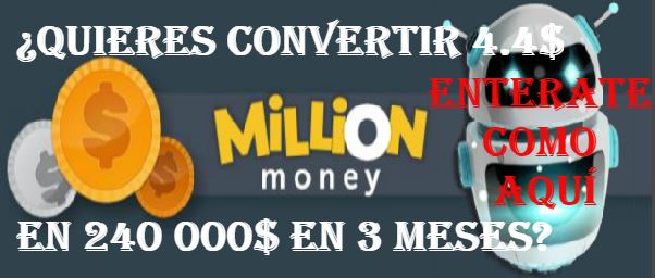 millionmoney banner - ‎🚀43.  Gana dinero con tus dibujos online