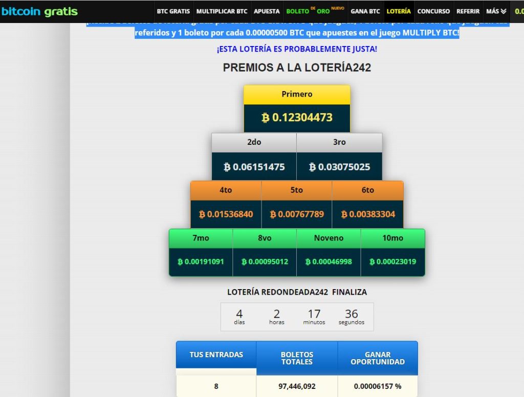 freebitcoin loto1 1024x776 - 🎁 FreeBitcoin - La mejor página grátis de BitCoin