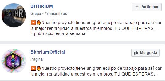 bithrium publicacion fb - 🔎 Publicaciones en las redes - ¿Scam?