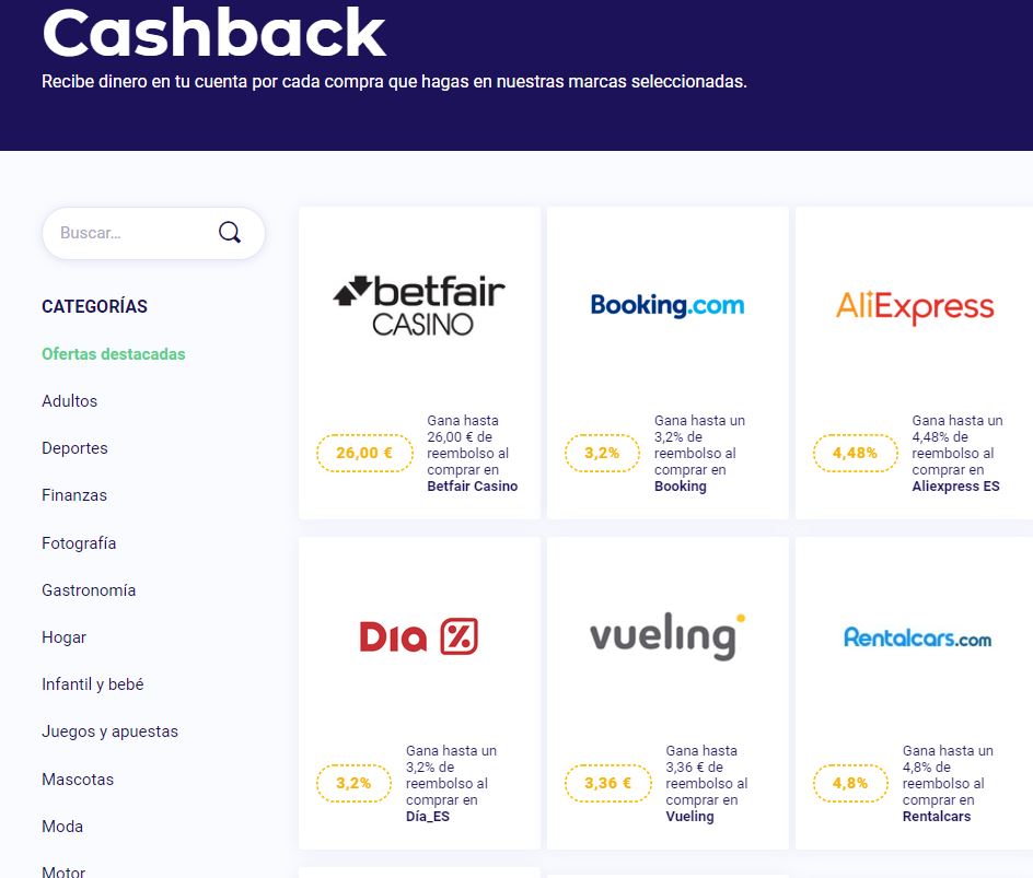 contupermiso cashback1 - 🎁 ConSuPermiso - Panel de ofertas y encuestas