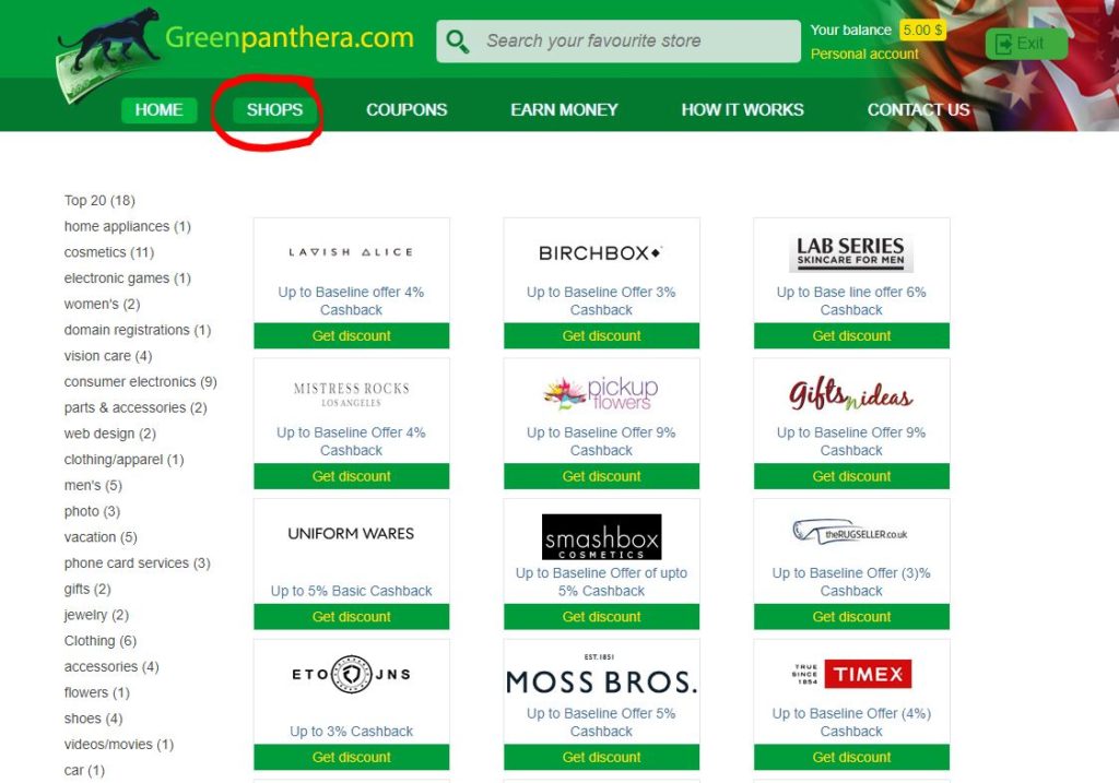 greenpanthera cashback 1024x717 - Greenpanthera - ¿Funciona? Revisión