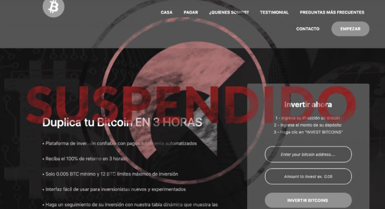 estafa bitcoin doubler - ⛔Como detectar una estafa online