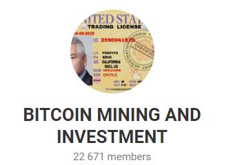 BITCOIN MINING AND INVESTMENT - ⚠️ Listado de grupos de telegram de inversión que son estafa