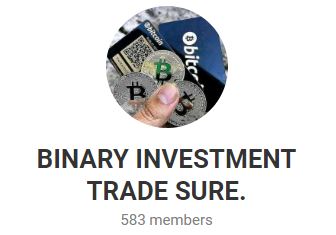 Binary investment trade sure. - ⚠️ Listado de grupos de telegram de inversión que son estafa