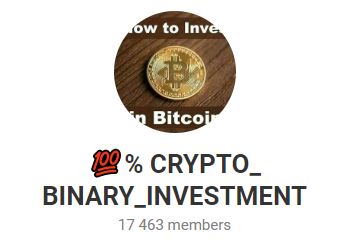 Crypto binary investment - ⚠️ Listado de grupos de telegram de inversión que son estafa