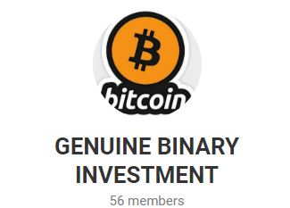 Genuine binary investment2 - ⚠️ Listado de grupos de telegram de inversión que son estafa