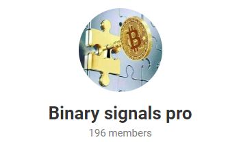 binary signals pro - ⚠️ Listado de grupos de telegram de inversión que son estafa