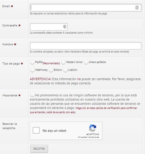 protypers registro - 💻 ProTypers: Resuelve Captchas y gana dinero