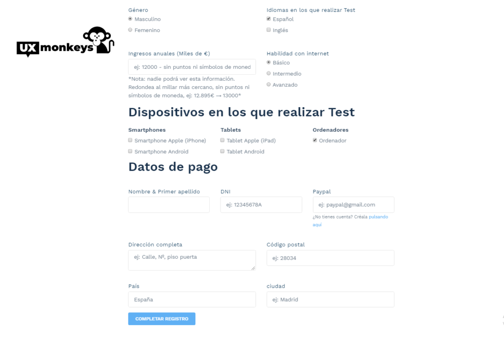 uxmonkeys datos demograficos 1024x685 - 🐒 UxMonkeys - Plataforma de test de usabilidad