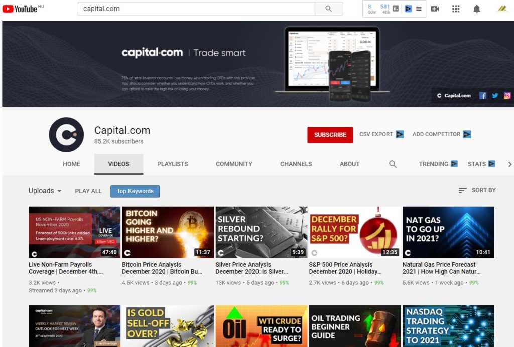 capital youtube 1024x692 - 🏆 Capital.com - Nunca fué tan fácil hacer trading