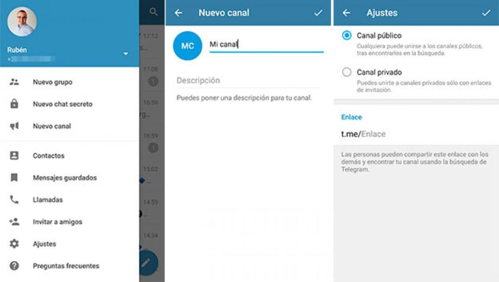 crear canal telegram 1024x578 - 📩 Cómo ganar dinero con Telegram