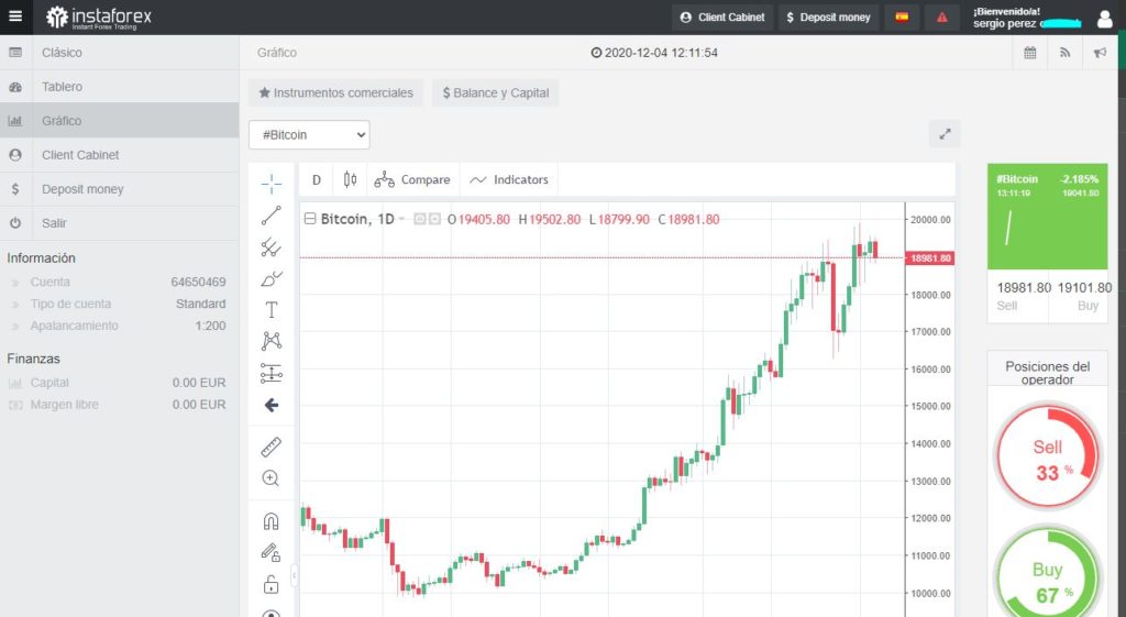 instaforex webterminal 1024x561 - 📈 Instaforex - Uno de los brokers más completos