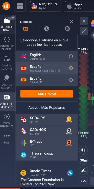 iqoption noticias - ⭐IQ Option - Revisión completa y características principales