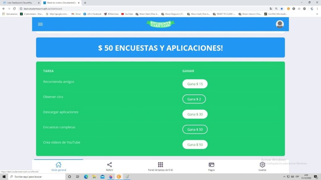 students earn cash encuestas 1024x576 - ⛔ Students earn cash - ¿50$ registro y 15$ referido?