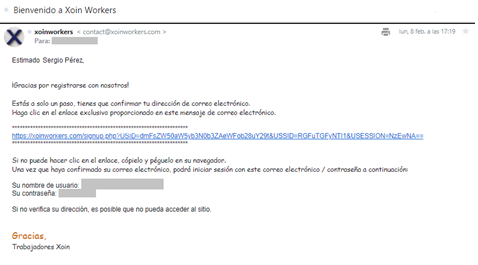 Mail Confirmacion Xionworkers - ✍ Xoinworkers – Una nueva forma de ganar dinero con Mini Tareas en 2021