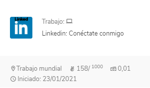 Xionworkers. Tarea Linkedin 1 - ✍ Xoinworkers – Una nueva forma de ganar dinero con Mini Tareas en 2021