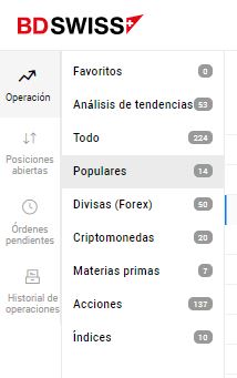 bdswiss webtrading menu - ☝ BDSwiss - Revisión completa y características principales