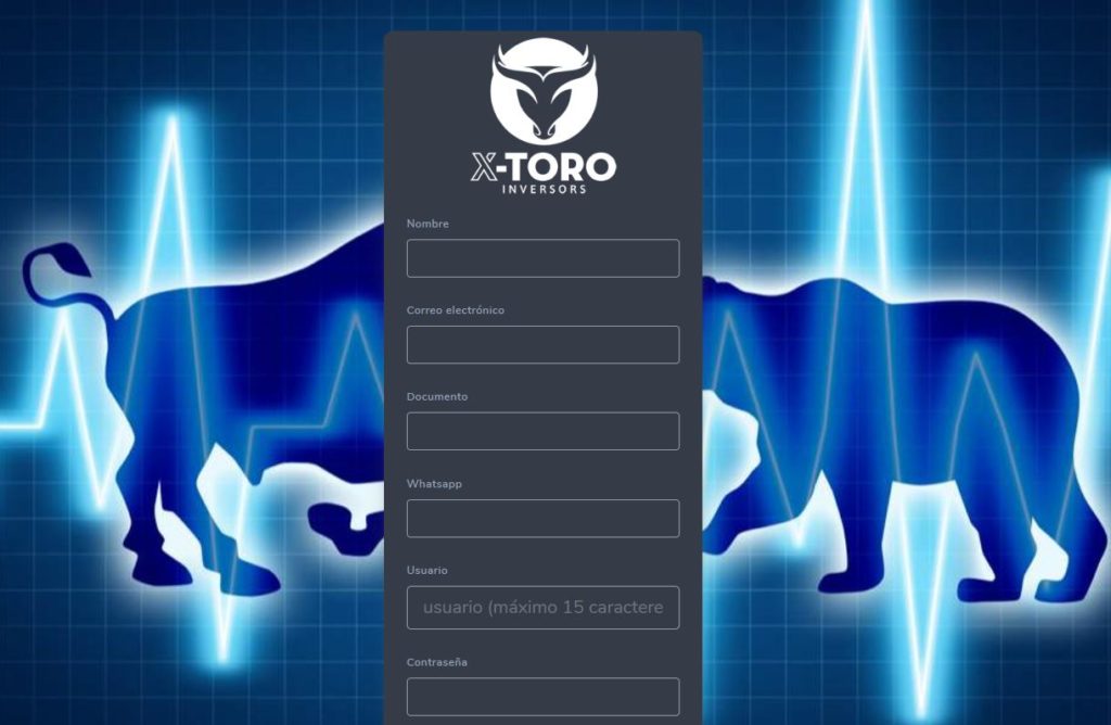 registro x toro 1024x668 - 🐮 X-Toro Inversors / Revisión completa ¿Funciona?