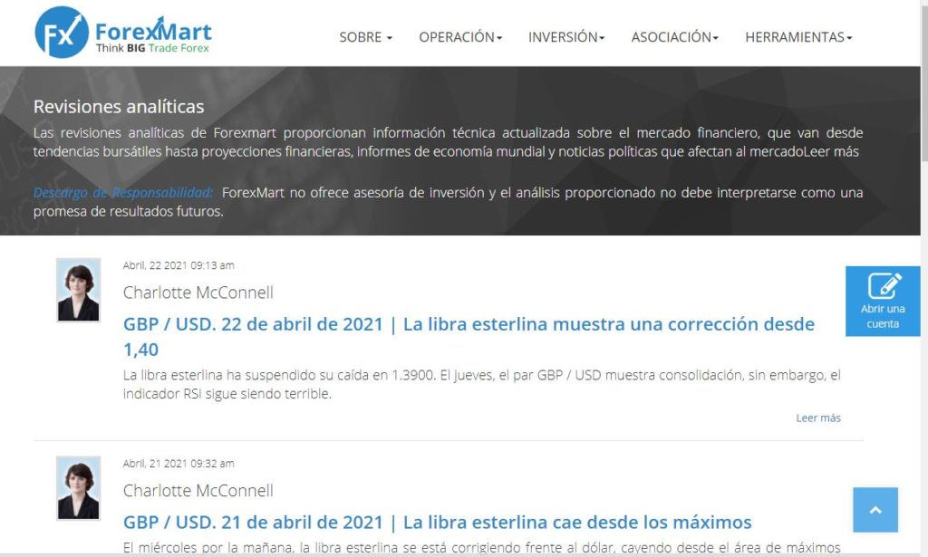 forexmart analisis 1024x615 - ForexMart - Revisión completa y experiencia personal