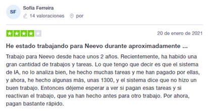 Opinion de Usuarios 4 - 🤖¿Qué es Neevo? Análisis completo y actualizado