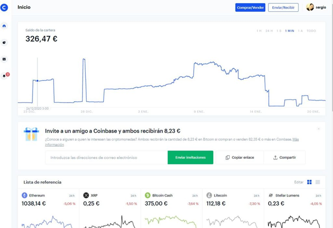 PANTALLA DE INICIO 1 - 💼COINBASE – Cómo Funciona en 2023 [GUÍA+ Consigue CRIPTOMONEDAS GRATIS]