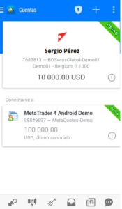 APP Cuenta Demo Creada 175x300 - 📠 MetaTrader 4  – Guía de la Principal Plataforma Comercial de Forex