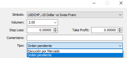 Muestra Parte Orden - 📠 MetaTrader 4  – Guía de la Principal Plataforma Comercial de Forex