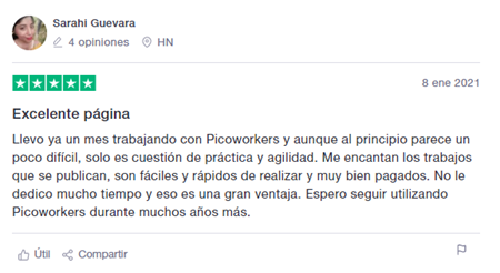 comen 3 - 🚧 Picoworkers – Guía Completa y Experiencia Personal en 2021