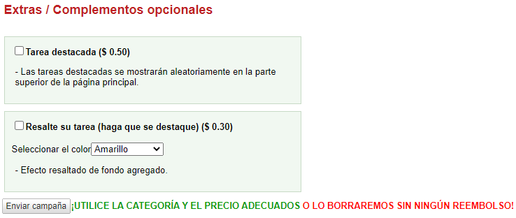 EXTRAS COMPLEMENTOS OPCIONALES - 🔨 RapidWorkers – ¿Qué es y cómo funciona ? Revisión en 2023