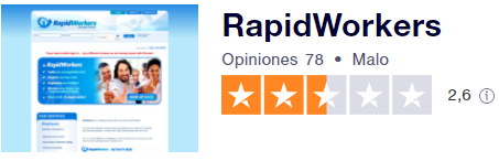 Opinion Truspilot - 🔨 RapidWorkers – ¿Qué es y cómo funciona ? Revisión en 2023