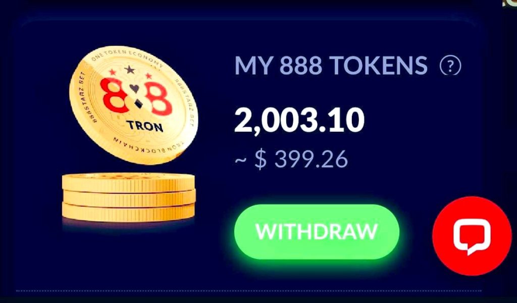 888tron token 1024x600 - 🎰 888Starz.bet - Cómo funciona su sistema de tokens