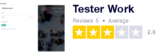 TrusPilot TesterWork - 🧪 TESTERWORK Test User RESEÑA 2023 – [Trabajos Tester Online en Casa]