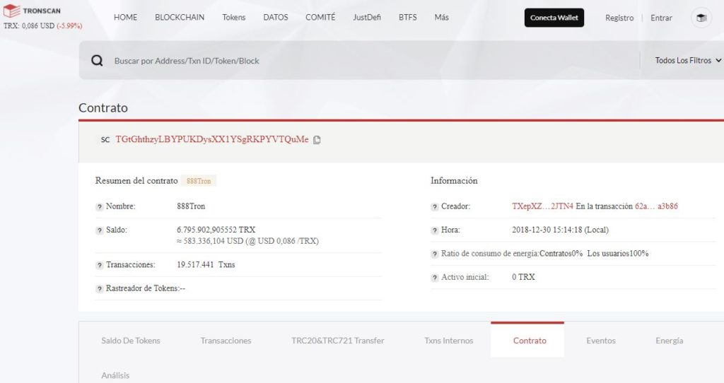 tronscan 1024x542 - 🎰 888Starz.bet - Cómo funciona su sistema de tokens