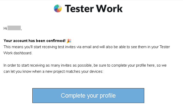 Confirmacion Cuenta Tester Work - 🧪 TESTERWORK Test User RESEÑA 2023 – [Trabajos Tester Online en Casa]