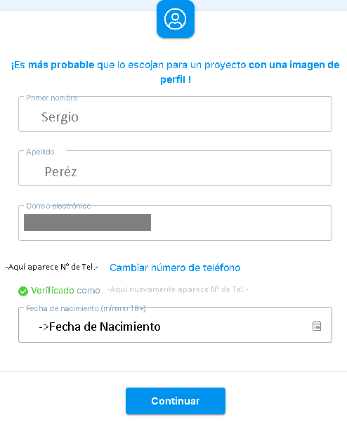 Verificacion Fecha y Numero de Telefono - 📚 Respondent io - ¿Ganar $100 por cada entrevista que respondas?