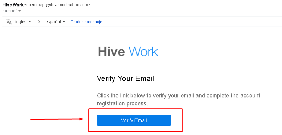 Confirmacion de Mail Hive Work - 📱 HIVEMICRO - MicroJobs ayudando Inteligencia Artificial |TUTORIAL|