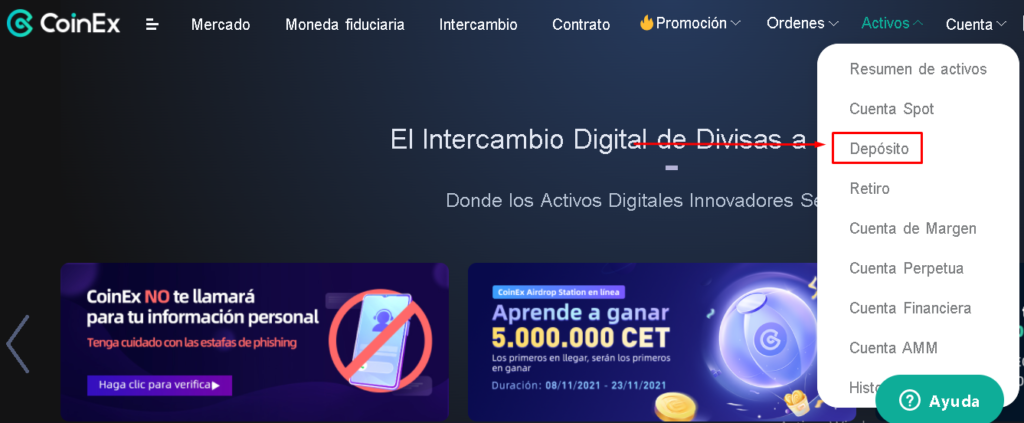 Deposito en Coinex 1024x423 - 💎Odysee  –  La blockchain que te paga criptomonedas por ver y crear videos