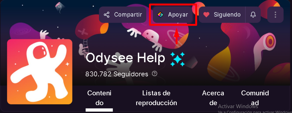 Odysee Apoyar 1024x397 - 💎Odysee  –  La blockchain que te paga criptomonedas por ver y crear videos