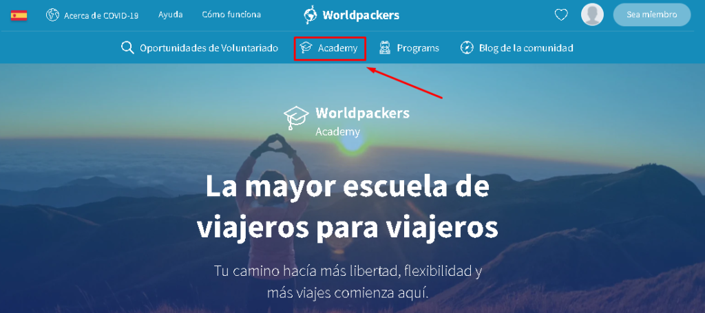 Academy Worldpackers 1024x455 - WORLDPACKERS Tutorial (2023)  ▷💲GANA DINERO VIAJANDO💲  【DATE PRISA!!!】