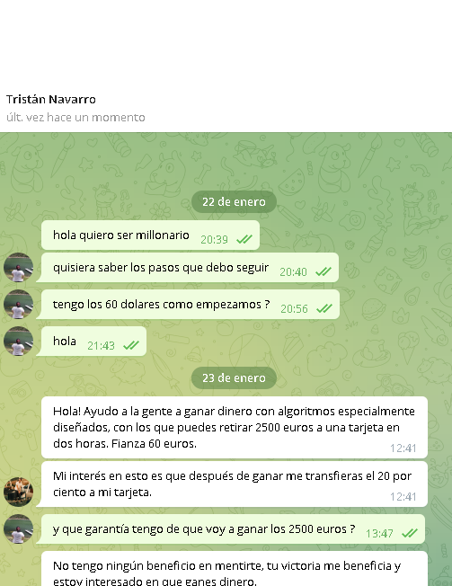 Actualizacion de Conversacion - 💬CANAL DE TELEGRAM ESCUELA/FARO DE DINERO -¿Puedes ganar 5000 € con 60€? 