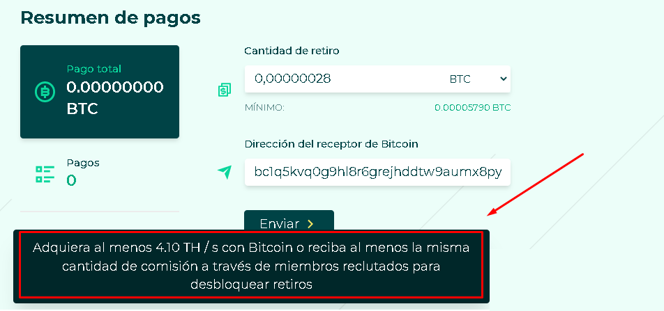 Adquiera al menos 4.10 THS - Chainmine: Una página para minar bitcoin en la Nube ¿Funciona? ¿Es scam?